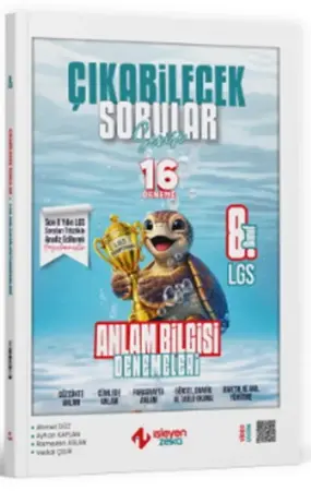İşleyen Zeka Yayınları 8. Sınıf LGS Anlam Bilgisi Çıkabilecek Sorular Denemeleri (2026)