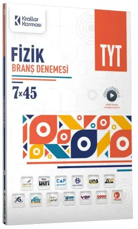 Krallar Karması Yayınları TYT Fizik 7x45 Branş Denemesi (2025-2026)