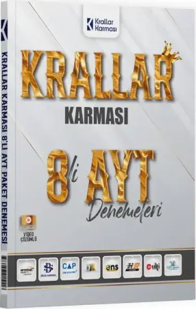 Krallar Karması Yayınları YKS Alan Yeterlilik Testi (AYT) 8'li Deneme (2025-2026)