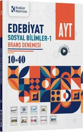 Krallar Karması Yayınları YKS Alan Yeterlilik Testi Edebiyat Sosyal Bilimler-1 10 x 40 Branş Denemesi (2025-2026)