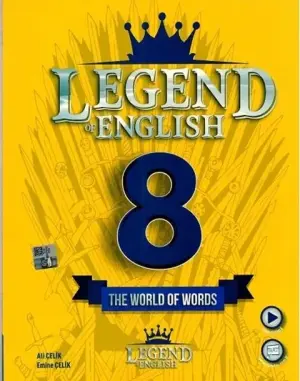 Legend English Yayınları 8. Sınıf LGS The World of Words Kelime Kitabı (2024-2025)