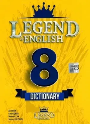 Legend English Yayınları 8. Sınıf LGS İngilizce Sözlük - Dictionary (2024-2025)