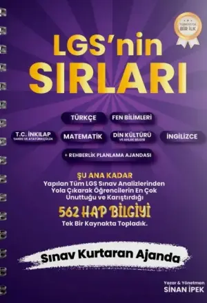 LGS Sırları Yayınları 8. Sınıf LGS'nin Sırları - Sinan İpek (2025-2026)