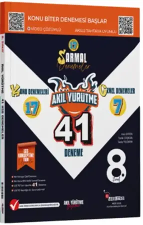 Akıl Yürütme Yayınları 8. Sınıf LGS Matematik 41 Konu, Sarmal ve Genel (KSG) Deneme (2025-2026)