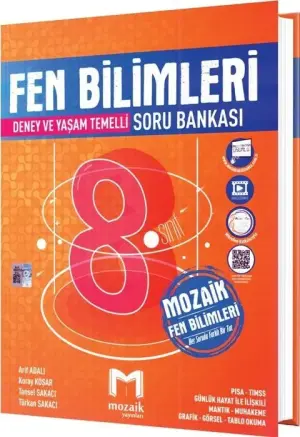 Mozaik Yayınları 8. Sınıf LGS Fen Bilimleri Soru Bankası (2026-2027)