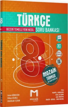 Mozaik Yayınları 8. Sınıf LGS Türkçe Soru Bankası (2026-2027)