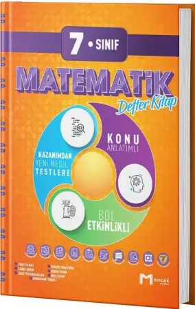 Mozaik Yayınları 7. Sınıf Matematik Mozaik Defter (2025-2026)