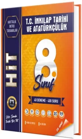 Mozaik Yayınları 8. Sınıf T.C. İnkılap Tarihi ve Atatürkçülük Hit 40'lı Deneme (2026-2027)