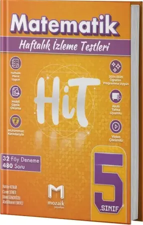 Mozaik Yayınları 5. Sınıf Matematik HİT 32'li Deneme (2025-2026)