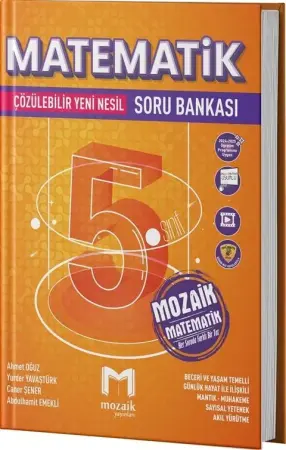 Mozaik Yayınları 5. Sınıf Matematik Soru Bankası (2025-2026)