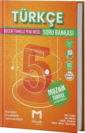 Mozaik Yayınları 5. Sınıf Türkçe Soru Bankası (2025-2026)