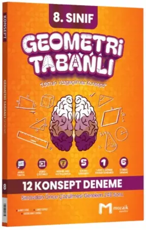 Mozaik Yayınları 8. Sınıf LGS Geometri Tabanlı 12'li Konsept Deneme (2026)