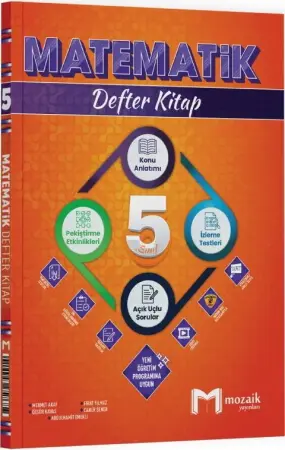 Mozaik Yayınları 5. Sınıf Matematik Defter Kitap (2025-2026)