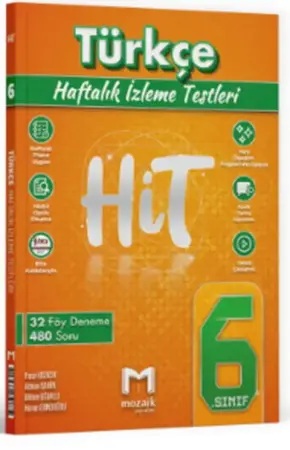Mozaik Yayınları 6. Sınıf Türkçe HİT 32'li Deneme (2025-2026)