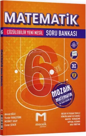 Mozaik Yayınları 6. Sınıf Matematik Soru Bankası (2025-2026)