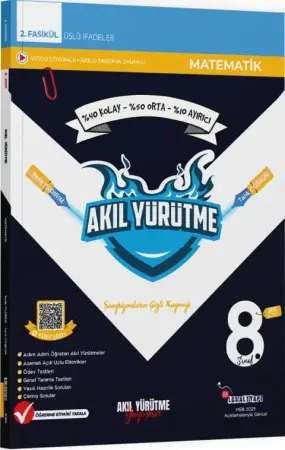 Akıl Yürütme Yayınları 8. Sınıf Matematik 2. Fasikül Üslü İfadeler (2025-2026)