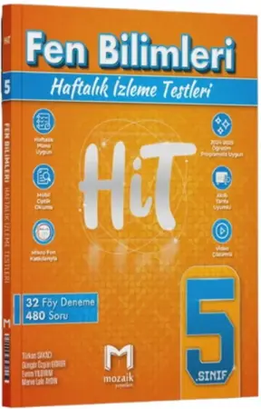 Mozaik Yayınları 5. Sınıf Fen Bilimleri HİT 32'li Deneme (2025-2026)