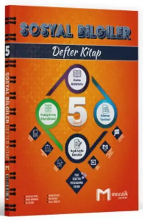 Mozaik Yayınları 5. Sınıf Sosyal Bilgiler Defter Kitap (2025-2026)