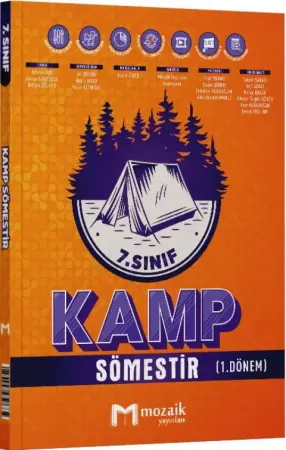 Mozaik Yayınları 7. Sınıf Sömestir 1. Dönem Kamp Kitabı (2025-2026)