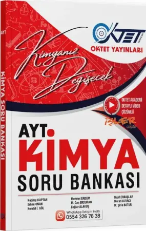 Oktet Yayınları YKS Alan Yeterlilik Testi Kimya Soru Bankası (2025-2026)