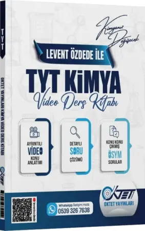 Oktet Yayınları TYT Kimya Video Ders Kitabı (2025-2026)