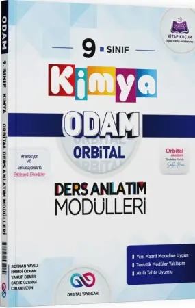 Orbital Yayınları 9. Sınıf ODAM Kimya Ders Anlatım Modülleri (2026-2027)