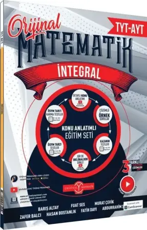 Orijinal Matematik Yayınları AYT İntegral Konu Anlatımlı Soru Bankası (2025-2026)