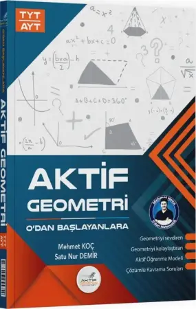 Aktif Öğrenme Yayınları TYT AYT Geometri 0'dan Başlayanlara (2025-2026)