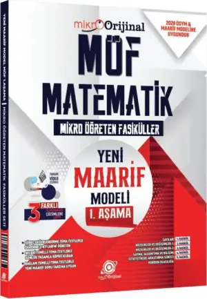 Orijinal Matematik Yayınları Mikro Orijinal Maarif Model MÖF Matematik Seti (2026-2027)