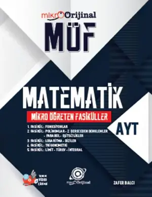 Orijinal Matematik Yayınları YKS AYT Mikro Öğreten Fasikülleri (MÖF) Matematik Seti (2025-2026)