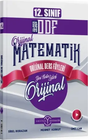 Orijinal Matematik Yayınları 12. Sınıf Matematik Orijinal Ders Föyleri ve Konu Değerlendirme Testleri Seti (2025-2026)