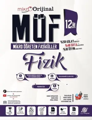 Orijinal Matematik Yayınları 12. Sınıf Fizik Mikro Öğreten Fasiküller (MÖF) Seti (2025-2026)