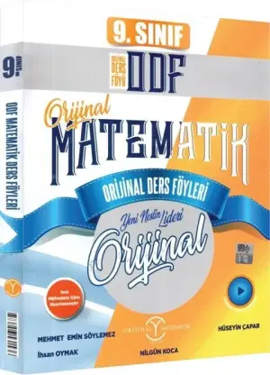 Orijinal Matematik Yayınları 9. Sınıf Matematik ODF - KDT Seti (2024-2025)