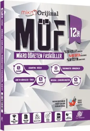 Orijinal Yayınları 12. Sınıf Mikro Öğreten Fasiküller (MÖF) Matematik Seti (2025-2026)