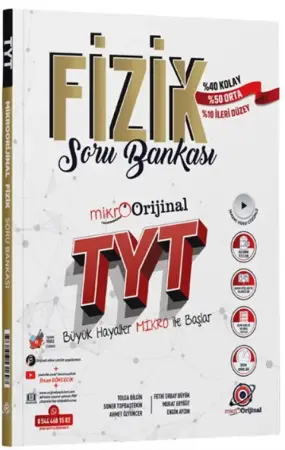 Orijinal Matematik Yayınları Mikro Orijinal TYT Fizik Soru Bankası (2026-2027)