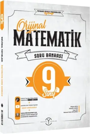 Orijinal Matematik Yayınları 9. Sınıf Matematik Soru Bankası (2025-2026)