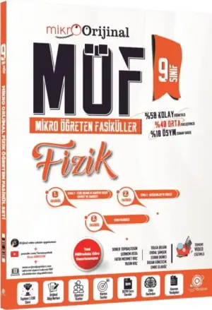 Orijinal Matematik Yayınları 9. Sınıf Fizik Mikro Öğreten Fasiküller (MÖF) Seti (2025-2026)