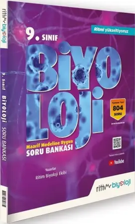 Ritim Biyoloji Yayınları 9. Sınıf Biyoloji Soru Bankası (2025-2026)