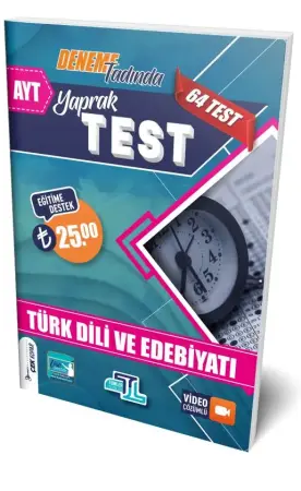 Tümler Yayınları AYT Türk Dili ve Edebiyatı Yaprak Test (2023-2024)