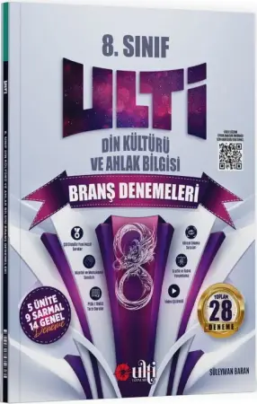 ULTİ Yayınları 8. Sınıf LGS Din Kültürü ve Ahlak Bilgisi Denemeleri (2025-2026)