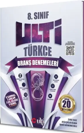 Ulti Yayınları 8. Sınıf LGS Türkçe Branş Denemeleri (2025-2026)