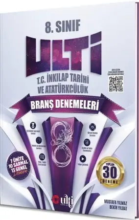 Ulti Yayınları 8. Sınıf LGS T.C. İnkılap Tarihi ve Atatürkçülük Branş Denemeleri (2025-2026)