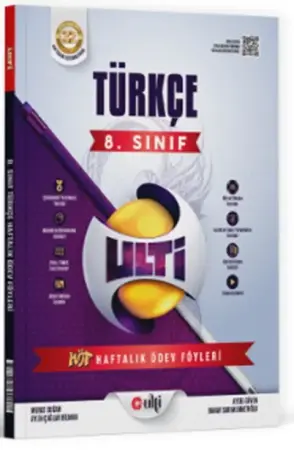 Ulti Yayınları 8. Sınıf LGS Türkçe Haftalık Ödev Föyleri (2026-2027)