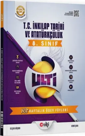 ULTİ Yayınları 8. Sınıf LGS T.C. İnkılap Tarihi ve Atatürkçülük Haftalık Ödev Föyü (2026-2027)