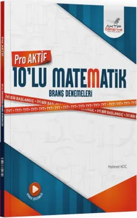 Aktif Öğrenme Yayınları TYT Matematik Aktif Serisi 10'lu Deneme (2025-2026)