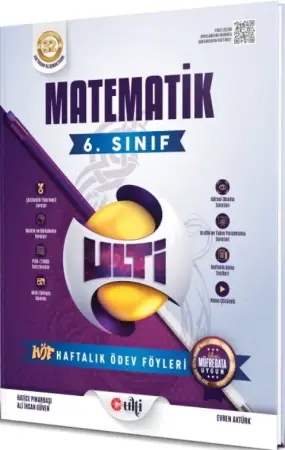Ulti Yayınları 6. Sınıf Matematik Haftalık Ödev Föyleri (2025-2026)