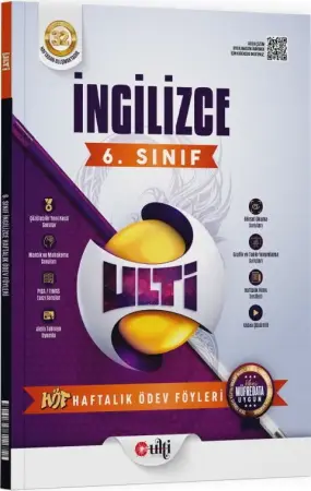 ULTİ Yayınları 6. Sınıf İngilizce Haftalık Ödev Föyleri (2025-2026)