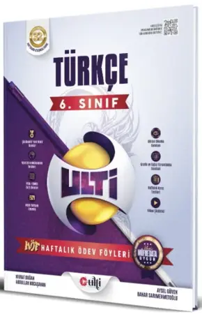 ULTİ Yayınları 6. Sınıf Türkçe Haftalık Ödev Föyü (2025-2026)