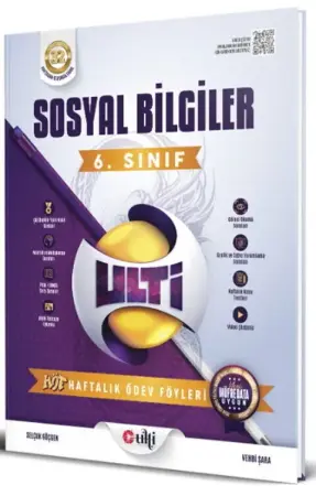 Ulti Yayınları 6. Sınıf Sosyal Bilgiler Haftalık Ödev Föyleri (2025-2026)