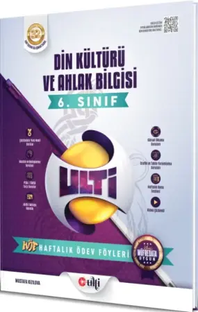 ULTİ Yayınları 6. Sınıf Din Kültürü ve Ahlak Bilgisi Haftalık Ödev Föyleri (2025-2026)